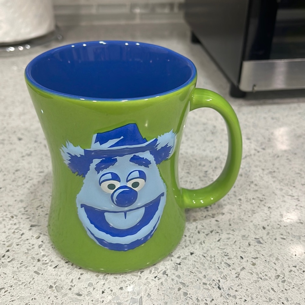 Henson "Fozzie Bear" Green/Blue "3D" Image Ceramic Mug